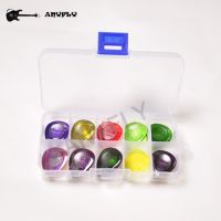 20Pcs/Lot Big Size 30mmx25mm Alice Guitar Picks 1 Plastic Box Case Acoustic Electric Musical Instrument Water Drop