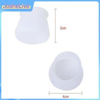 卍℡ Furniture Cups Vibration Pad Mute Chair Roller Feet Antislip Mat Transparent Silicone Soft Foot Cover Furniture Floor Protection