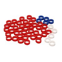 150Pcs Silicone Finger Rings for Any Scissors Inserts Haircutting Styling Tools Accessories Mix Colors