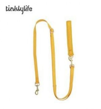 ฟัง-tinklylife-สายจูงสองหัวสีรุ้ง-โซ่สุนัขสีลูกกวาดมือมืออาชีพสายจูงสัตว์เลี้ยง