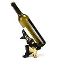 Resin Anubis God Wine Rack Figurines Modern Egypt Dog Miniatures Statues Animal Interior Home Desk Decor Sculpture