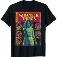 HOT ITEM!!Family Tee Couple Tee Netflix Stranger Things Group Shot Comic Cover T-Shirt ​ for men