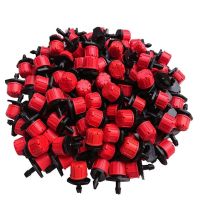 100-800pcs Adjustable Irrigation Drippers Sprinklers 1/4 Emitter Dripper Drip for Watering System