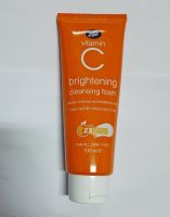 Boots Vitamin C Brightening Cleansing Foam บู๊ทส์ วิตามิน ซี ไบร์ทเทนนิ่ง คลีนซิ่ง โฟม 100ml