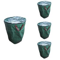 1 Piece Reusable Leaf Sack Foldable Garden Garbage Waste Collection Container Storage Bag 500L