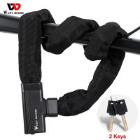 WEST BIKING Steel A3 Anti-Theft Chain Lock Thicken Motorcycle Bicycle Lock 1M Multipurpose Cabinet Door Padlock Bike Essories