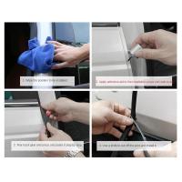 1M Car Door Seal Strips Sticker B Shape Weather Interior Strip Rubber Seals Sound Insulation Sealing Stickers Car Accessories