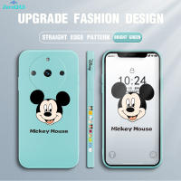 ZeroQiQi เคสเคสสำหรับ Realme 11 5G Realme 11 Pro 5G Realme 11 Pro + 5G Realme Narzo 60 5G การ์ตูนหนูลาย Disney Edge เคสซิลิโคนป้องกันกล้องเต็มรูปแบบ