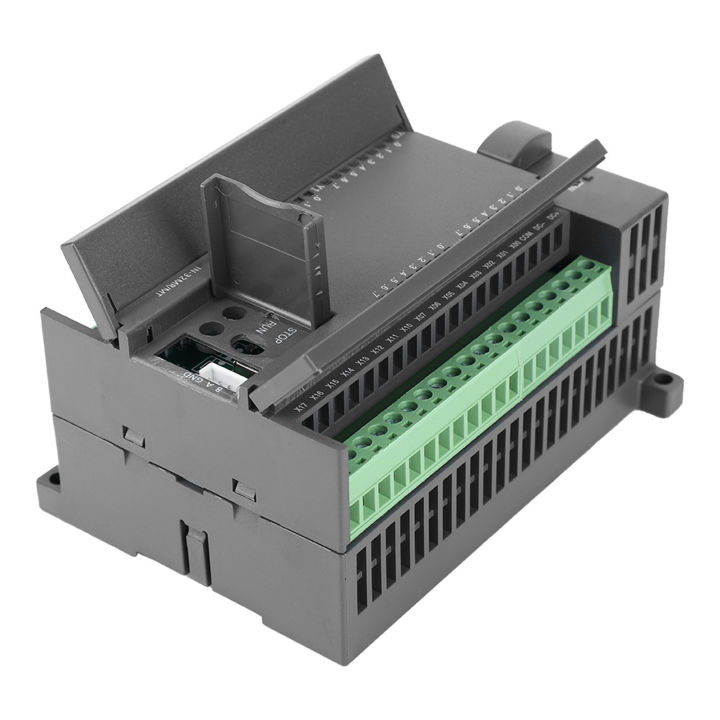 บอร์ดควบคุม-dc-24v-plc-4-way-100-pulse-output-programmable-logic-controller-board