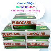 Combo 5 hộp - Eurocare fort Giảm ho thông thoáng mũi họng - hộp 100