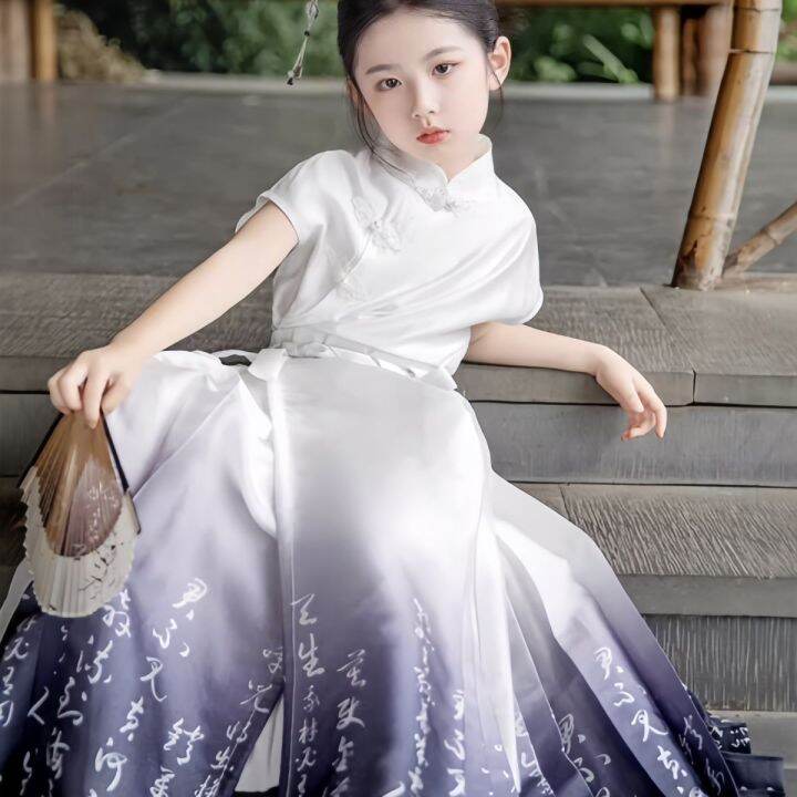 lemon-บทกวี-hanfu-สำหรับเด็กและเสื้อผ้านักเรียนระดับชาติเด็กผู้หญิงฤดูใบไม้ร่วงและฤดูหนาวชุดโบราณชุดขงจื้อนักเรียนชั้นประถมศึกษา-hanfu-จะเข้าสู่เครื่องแต่งกายการแสดงไวน์