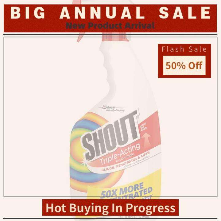 Detergent Shout Triple-Acting Stain Remover 650ml | Lazada