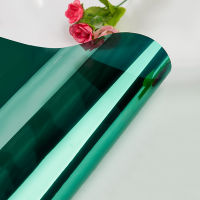 New One Way Mirror Window Film Vinyl Self-adhesive Reflective Solar film Privacy Window Tint for Home Blue Sliver Glass Stickers