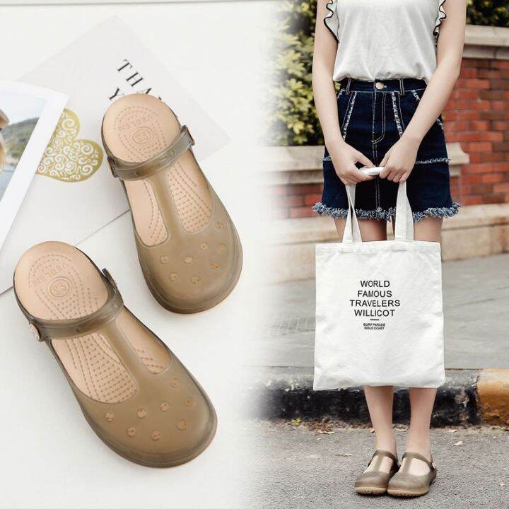 veblen-hole-hole-shoes-female-summer-new-baotou-flat-beach-jelly-antiskid-thick-soles-slippers-sandals-the-seath