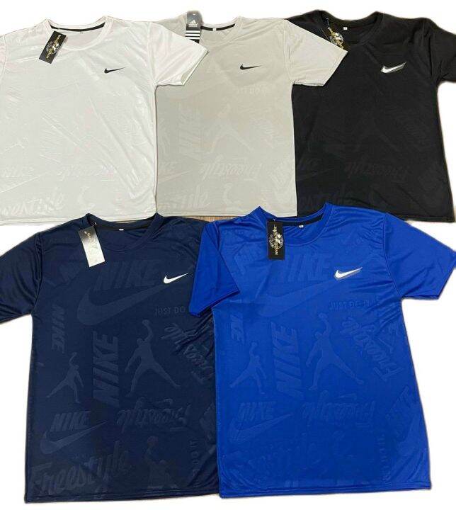 Áo Thun Nam, Áo Thể Thao Nam, In Vân, Áo Nike Nam Không Cổ Chất Liệu Thun  Lạnh Co Giãn 2 Chiều Thấm Hút Mồ Hôi Tốt | Lazada.Vn