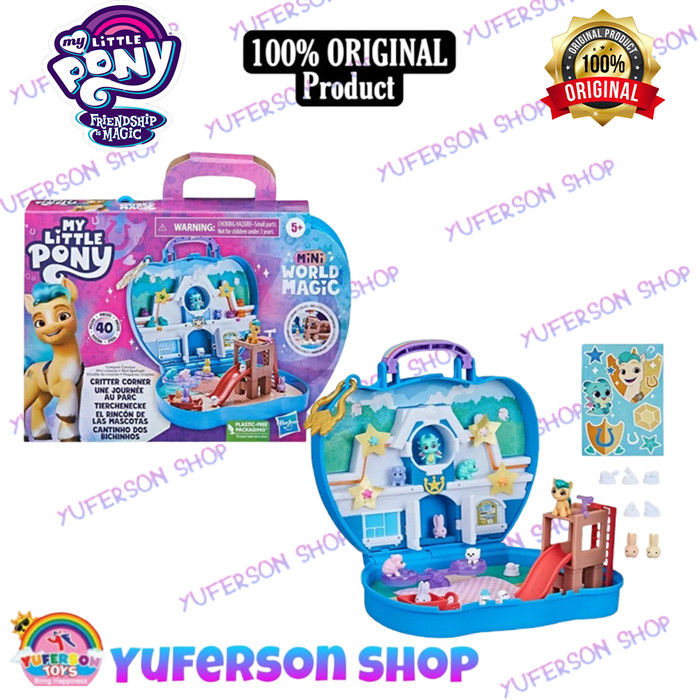 My Little Pony Toys Mini World Magic Critter Corner Compact