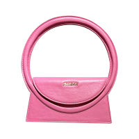 There will be 1-2CM deviation in size Bag S Street Trend French Niche Texture Popular Ring Semi-Circle Saddle Bag S Diagonal Bag