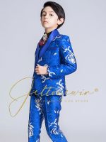 Boys Suit Jacket Wedding Tuxedo Kids Blazer Pants 3 Piece Buckle Fashion Clothes costume enfants garçons mariage boys suit