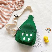 Childrens Mini Bag Korean-Style Cartoon Canvas Rabbit Chest Bag Boys and Girls Shoulder Bag Cute Baby Fashion Messenger Bag