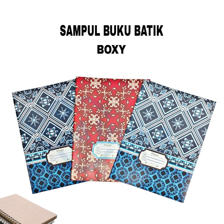 (20 Lembar) Sampul Buku Batik Ukuran Boxy Samak Buku Batik | Lazada