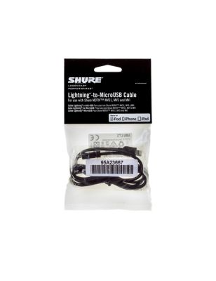 SHURE AMV-LTG Accessory 1m Lightning-to-MicroUSB Cable