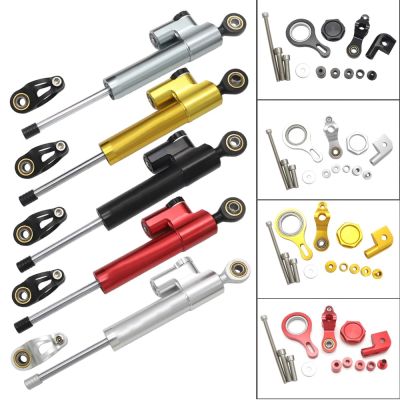 CNC Aluminum Adjustable Motorcycles Steering Stabilize Damper Bracket Mount Kit For YAMAHA YZF R6 YZFR6 06-20 YZFR1 YZF R1 02-16