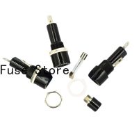 5PCS R3-22 6x30mm Knob Type Imported Fuse Holder Box Glass Tube 10A 250V