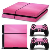 (MQ รูปแบบใหม่) สีขาวควบคุมดีไซน์ใหม่ผิวสติกเกอร์สำหรับไวนิล Ps4ฝาครอบสติ๊กเกอร์ติดบนตัวเครื่องสำหรับ PS4คอนโซล + 2ชิ้นเคสหนังตัวควบคุม