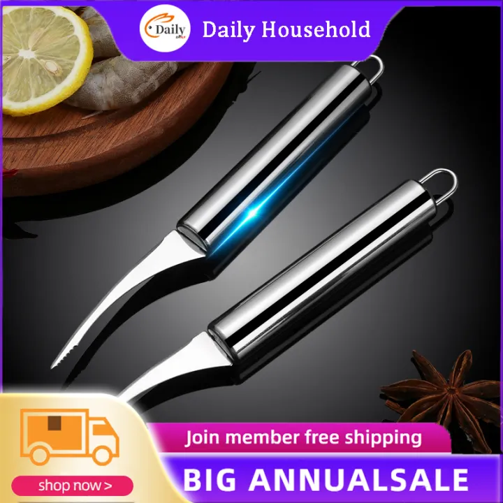 Stainless Steel Shrimp Peeler Kitchen Peelers Fish Crab Shell Remover
