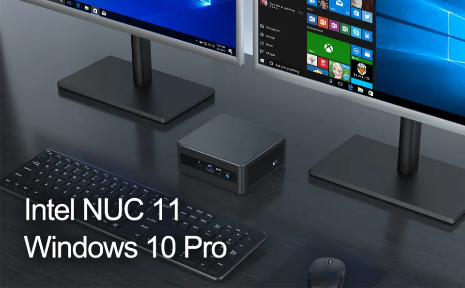 Intel NUC 11, NUC11PAHi7 Canyon Mini PC Desktop(16GB RAM + 512GB