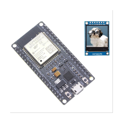 ESP32 Module Development Board Wireless WiFi+Bluetooth ESP32-WROOM-32 Module with 1.3 Inch Color Screen Replacement Spare Parts Kits