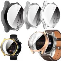 Full Tpu Screen Protector Watch Case For Huawei Watch 3 46MM / Huawei Watch3 Pro 48mm smartwatch clear Cover Shell Shock-Resista 〖LYUE〗