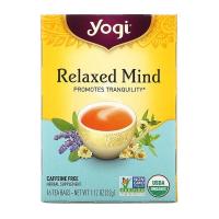 (พร้อมส่ง+ส่งเร็ว) Yogi Tea, Relaxed Mind, Caffeine Free , ชาโยคี ดื่มเมื่อต้องการผ่อนคลายจิตใจ ความเงียบสงบ