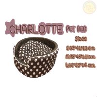 ที่นอนสุนัข ที่นอนแมว ที่นอนหมา เบาะกลม ที่นอนสัตว์เลี้ยง รุ่น CHARLOTTE PET BED