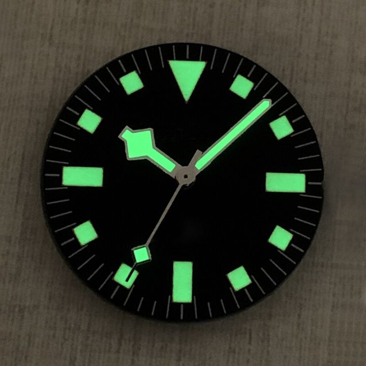 vintage-style-nh35-nh36-watch-blank-dial-green-luminous-hand-nh35dial-date-window-watchhand-nh35hand-369-dial-accessories-nh36