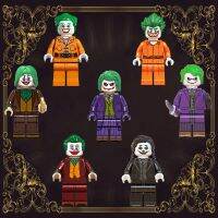 เกม Arkham ไททันโจ๊กเกอร์อิฐรูปปั้นขนาดเล็กของขวัญวันเกิดของเล่นเพื่อพัฒนาการสำหรับเด็กภาพยนตร์อาคาร DIY