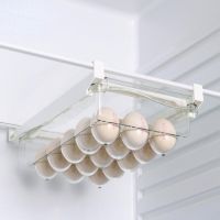 【CW】 Fruit Food Storage Plastic Fridge Organizer Under Shelf Drawer Rack Holder Refrigerator Items