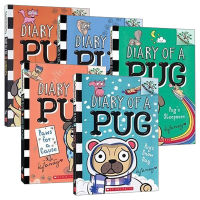 Original English Diary of a Pug Dog Diary 1-5 volumes Scholastic Branches