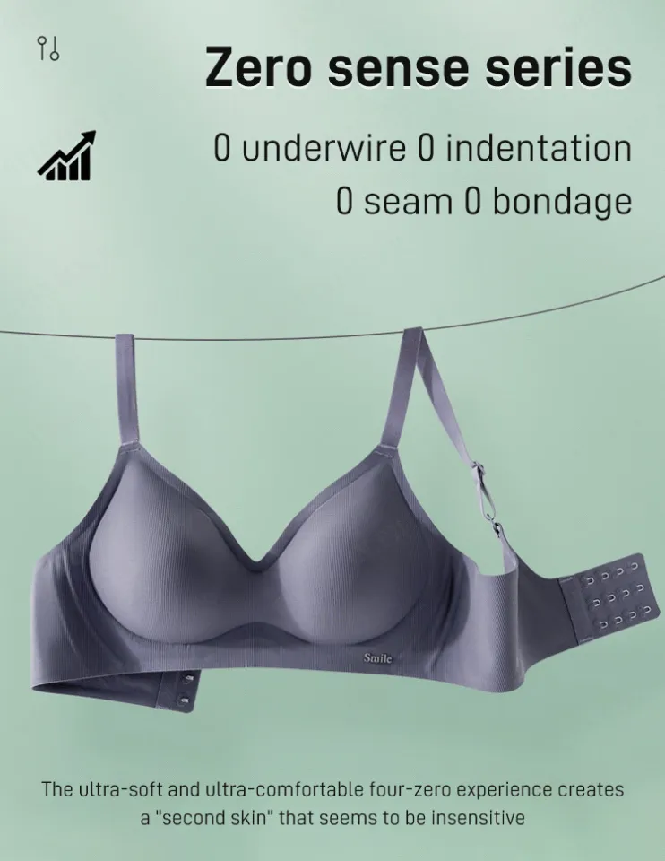 Bras Wireless and Seamless Bra with Jelly Padding for All-Day