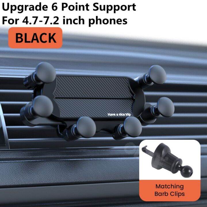 elough-upgrade-6-point-gravity-car-phone-holder-air-vent-clip-holder-for-phone-in-car-mount-support-mobile-cell-telephone-holder-car-mounts