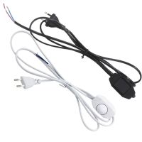 【YF】 1.8m EU Plug Switching Power Cord Wire Extended Line Cable With Switch For Table Light Lamp Floor Electricity
