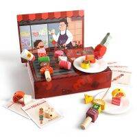 Top Bright Chef Pretend Play Toy - Texas Sequencing BBQ Box เรียนรูปทรงและการเรียงลำดับ ของเล่นบทบาทสมมติ ของเล่นเด็ก