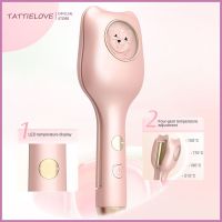 Tattielove ที่หนีบผมเครื่องม้วนผมทำจากคริสตัลแท่งดัดผมสองหลอดแห้งเปียกลอนใหญ่