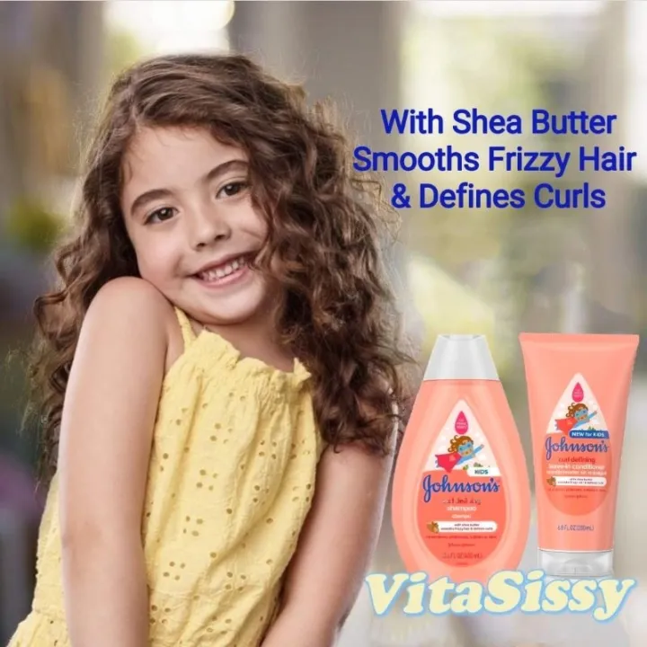 Johnson's Baby Kids Curl Defining Shampoo / LeaveIn Conditioner