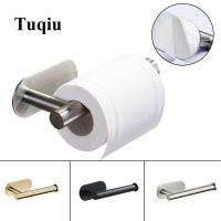 Toilet Paper Holder Nail Free Kitchen Paper Roll Holder Brushed Gold Stainless Steel Bathroom tissue Holder Tissue rack holders