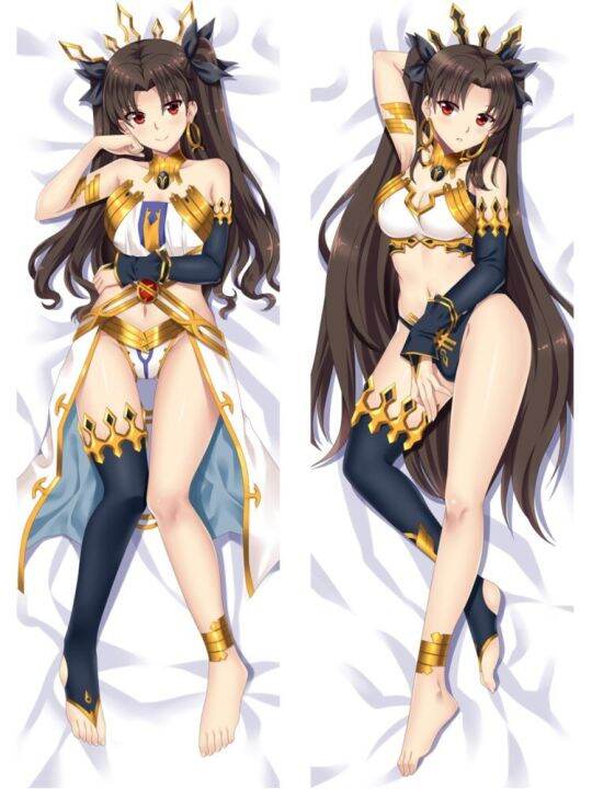 ถ้ากำหนดเองติดต่อเรา-คอสเพลย์อนิเมะ-dakimakura-fate-grand-order-ishtar-ชุดคอสเพลย์โทซากะรินสาวร่างกายปกหมอนกอดปลอกหมอนแต่งลาย