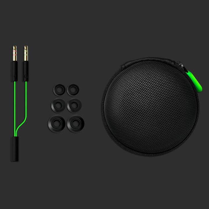 razer-hammerhead-pro-หูฟัง-v2-3-5mm-หูฟังเพลงแบบพกพาสำหรับเล่นกีฬาสเตอริโอหูฟังไมโครโฟนแบบมีสายเบสแบบมีหูฟัง