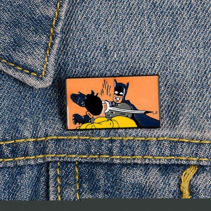 adventure-killer-enamel-pin-mysterious-cape-dagger-comic-scene-personalized-movie-badge-western-brave-punk-jewelry-lapel-brooch