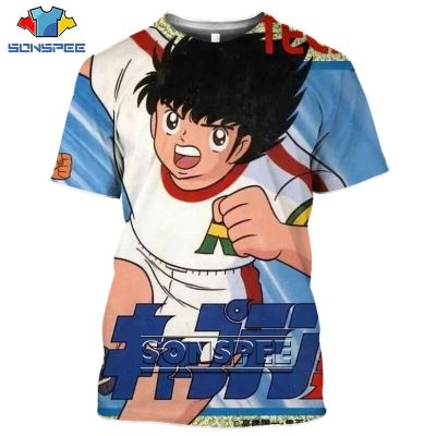 Tsubasa Ozora T Shirt 3D Print Takahashi Yoichi Classic Cartoon Anime Manga Captain Tsubasa T-shirt Summer Casual Short Sleeve