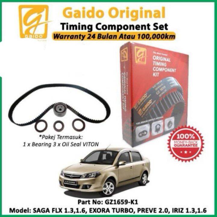 SAGA FLX, NEW VVT , PERSONA NEW, EXORA TURBO, PREVE, IRIZ GAIDO TIMING